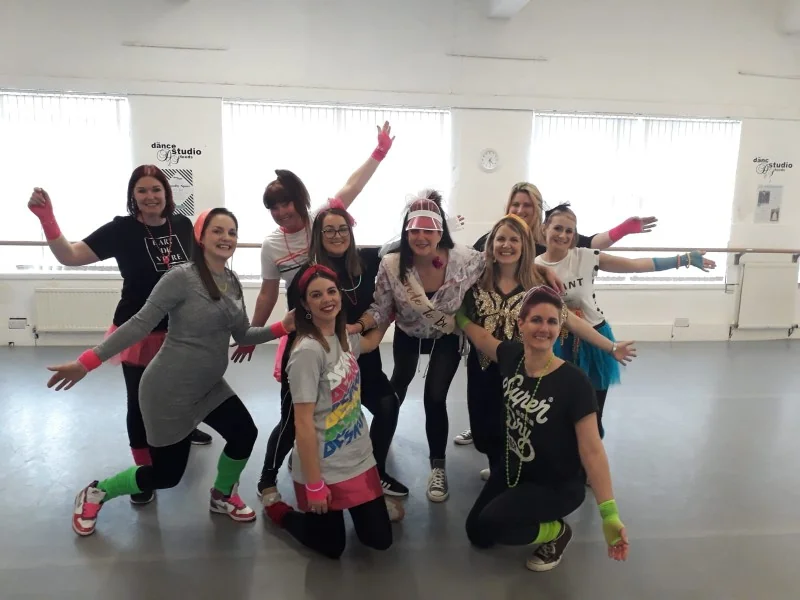 ABBA hen party dance class in Nottingham
