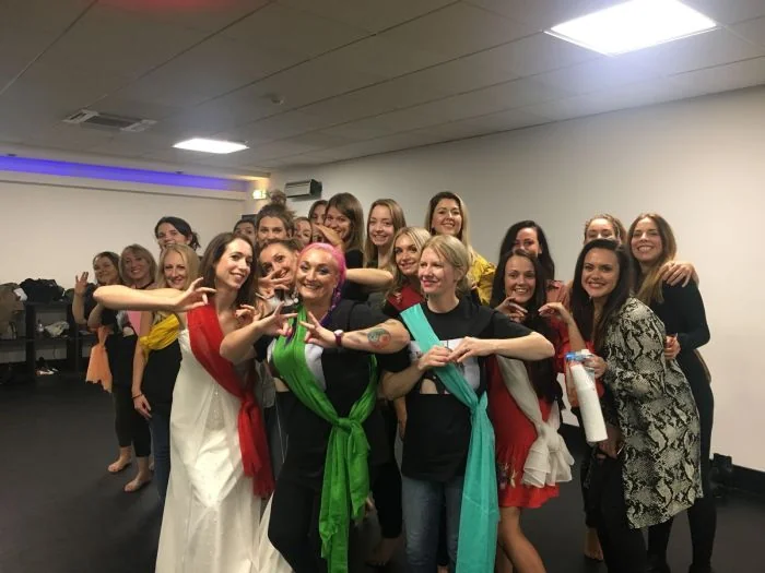 Bollywood hen party dance class in Nottingham
