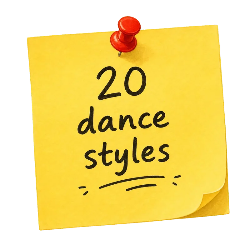 20 weekly dance styles in Nottingham