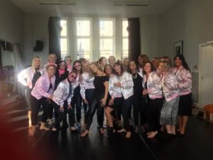 Grease hen party dance class in Nottingham