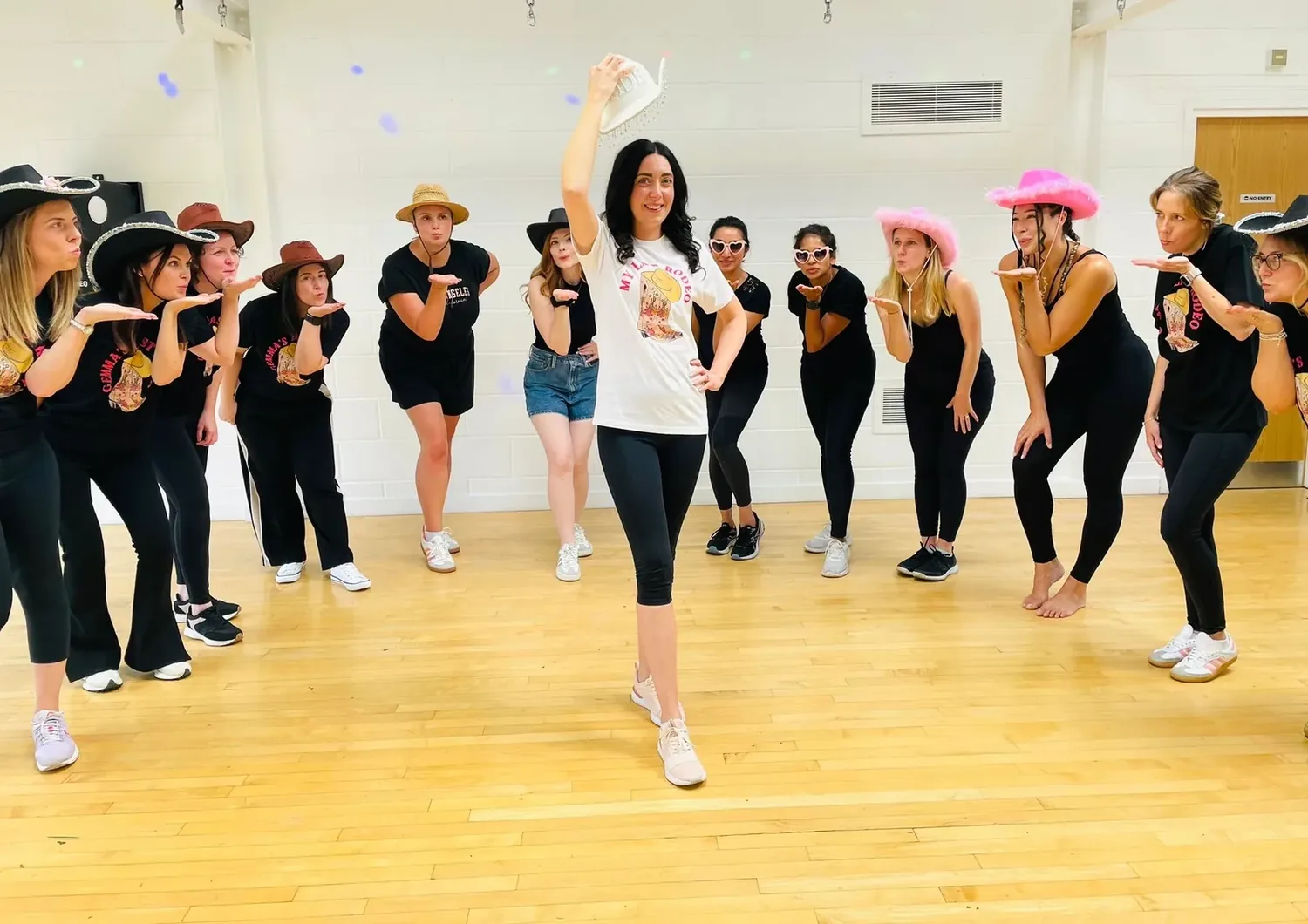 Line Dancing hen party dance class in Nottingham
